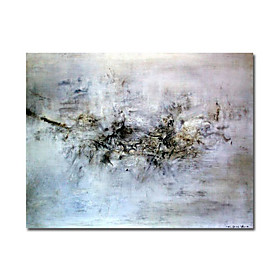 Hand-painted Abstract Oil Painting with Stretched Frame Hand-painted Abstract Oil Painting with Stretched Frame