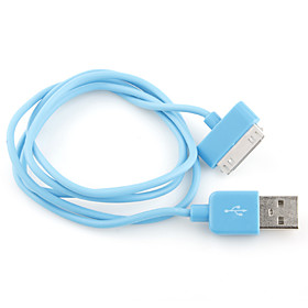 Blue Sycn and Charge Cable for iPad and iPhone (1m Length)