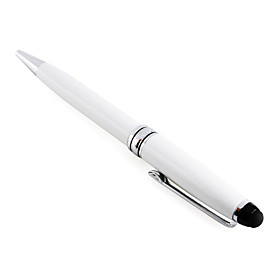White Ink Ball Pen Touchscreen Stylus for iPad, iPhone, Playbook, Xoom, P1000 and Streak