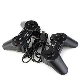 VINSON USB-701D Oppose Joypad Compatible with PC WIN98/ME/2000/XP(Black)