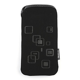 Soft Pouch Velvet Protective Carry Bag Cover For Nokia N8(black)