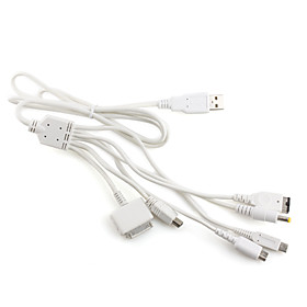 Universal USB Cable for PSP, iPod, NDSi, NDSL, NDS, GBA and 3DS