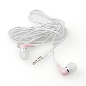 In-ear Stereo Earphone with Mic for iPhone 4/3G/3GS (pink)