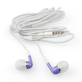 In-ear Stereo with Mic for iPhone 4/3G/3GS (blue)