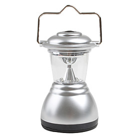 6 LED Carry-on Lamp Camping Light Camping Lamp 3xAAA Silver