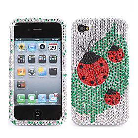 Suitable for Apple iPhone 4  Full Diamond Protex 3D PinkHear 3#