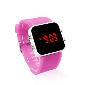 LED Jelly Watch, Pink