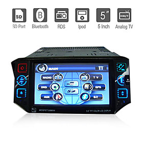 5 Inch Digital Touchscreen 1Din Car DVD Player with Bluetooth TV RDS 5 Inch Digital Touchscreen 1Din Car DVD Player with Bluetooth TV RDS