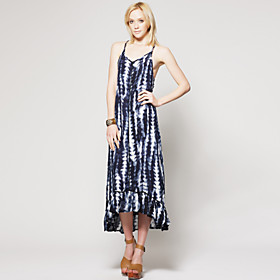 TS Tie Dye Ruffled Hem Maxi Dress