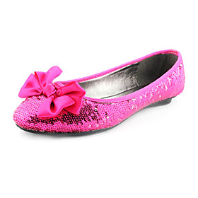 PU Upper Flat Closed-toes With Bowknot Casual Shoes