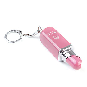 Lipstick Shape Metal Gas Lighter - Pink