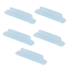 Anti-Dust Rubber Plug for iPad/iPad2/iPhone/iPods (5pcs-Pack,Clear Blue)