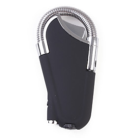 Bending Ignition Metal Gas Lighter - Black