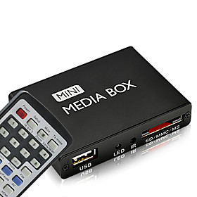 HD Mini Multi-Media Player with Remote Control, HDMI Output