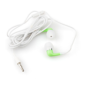 In-ear Stereo Earphone with Mic for iPhone 4/3G/3GS(green)