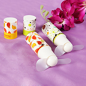 Make Up Your Summer Mini Fan Favor