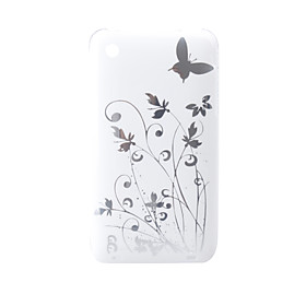 Cartoon Transparent Edge Protective PVC Case Cover for iPhone 3G/3GS (White)
