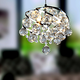 Sparkling Crystal Contemporary Pendant Light with 3 Lights