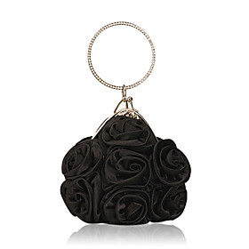 Gorgeous Satin Shell Evening Handbags/ Clutches/ Wristlets More Colors Available