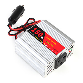 DC 12V to AC 220V 150W Car Power Inverter with USB Port