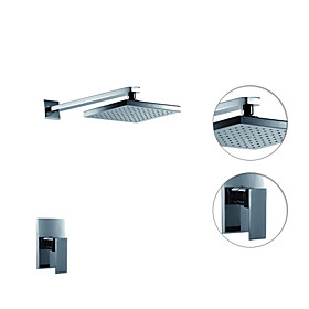 Single Handle Rain Chrome Wall-mount Shower Faucet (0609 - 13812 00) Single Handle Rain Chrome Wall-mount Shower Faucet (0609 - 13812 00)
