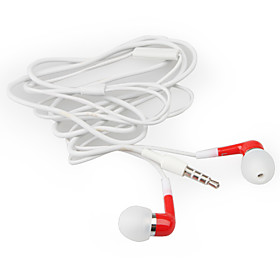 In-ear Stereo Earphone with Mic for iPhone 4/3G/3GS (red)