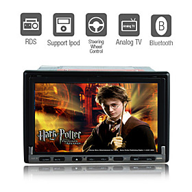 7 Inch Digital Touchscreen 2Din Car DVD Player with Bluetooth TV