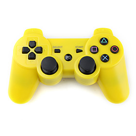 Rechargeable USB DualShock 3 Wireless Controller for PS3 (Yellow)