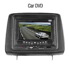 7 Inch Headrest Car DVD Player with FM Transimitter Game System USB/SD