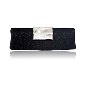Stainless Steel Shell With Rhinestone Evening Handbags/ Clutches More Colors Ava