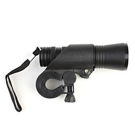 3W LED Bike Light Flashlight 3XAAA Black
