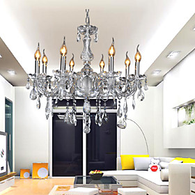 Moddern Crystal Chandelier with 8 Lights