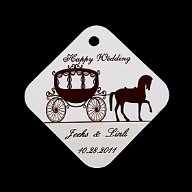 Personalized Favor Tags - Carriage (set of 36) Personalized Favor Tags - Carriage (set of 36)