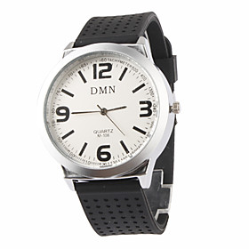Silcone Band Big Dial Unisex Quartz Wrist Watch – Black | 4.89 USD Silcone Band Big Dial Unisex Quartz Wrist Watch – Black | 4.89 USD