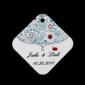 Personalized Favor Tags - Ladybug (set of 36)