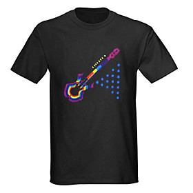 Sound and Music Activated Spectrum VU Meter EL Visualizer T-shirt (4 AAA)