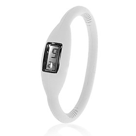 ION Fashion Unisex Watch Silicone Jelly Sports Automatic Wrist Watchs - White