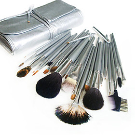 Silver memory-Top Grade Makeup Brush Set(24Pcs) Silver memory-Top Grade Makeup Brush Set(24Pcs)