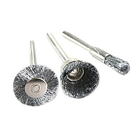 12 Pieces Set Wire Brushes for Rotary Tools