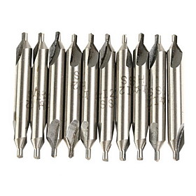 10 Pieces Set Combined Drills and Countersinks - 2.0mm