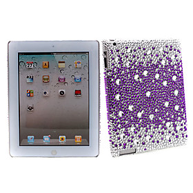 Bling Crystal Diamond Cover Case for iPad 2(purple)