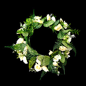 Lovely Artificial Satin Flower Wedding Bridal Headwreath/ Flowers Lovely Artificial Satin Flower Wedding Bridal Headwreath/ Flowers