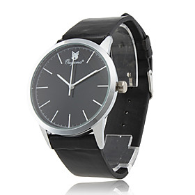 Japanese PC Movement Black PU Band Wrist Watch Silver Case Black Dial | 6.39 USD Japanese PC Movement Black PU Band Wrist Watch Silver Case Black Dial | 6.39 USD