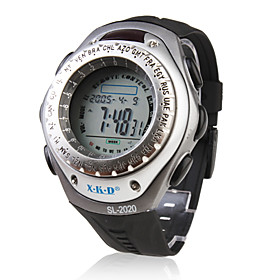 TV VCR DVD Remote Control Waterproof Automatic Wrist Watch with Alarm   EL Light