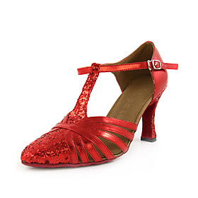 Sparkling Glitter/ Leatherette Upper Dance Shoes Ballroom Latin/ Modern Shoes for Women More Colors