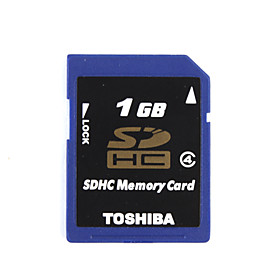 1GB Toshiba SDHC Memory Card