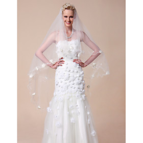 One-Tier-Kathedrale Hochzeit Schleier mit Bleistift Rand One-Tier-Kathedrale Hochzeit Schleier mit Bleistift Rand