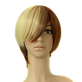 Capless Top Grade Quality Synthetic Light Brown Costume Party Wig