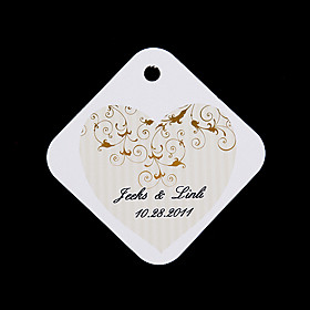 Personalized Favor Tags - Old World Elegance (set of 36)
