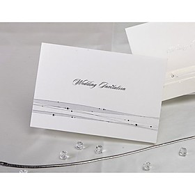 Shining Ringstones Wedding Invitation (set of 50)
